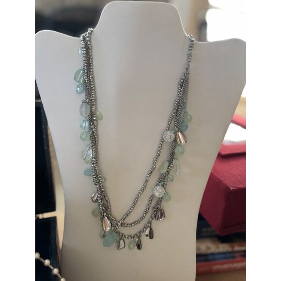 SEASHELL JEWELRY LOT - Vintage Jewelry Box With Assorted Shell & Bead Necklaces - Picture 7 of 16